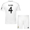 Officiële Voetbalshirt + Korte Broek Real Madrid Alaba 4 Thuis 2024-25 - Kids